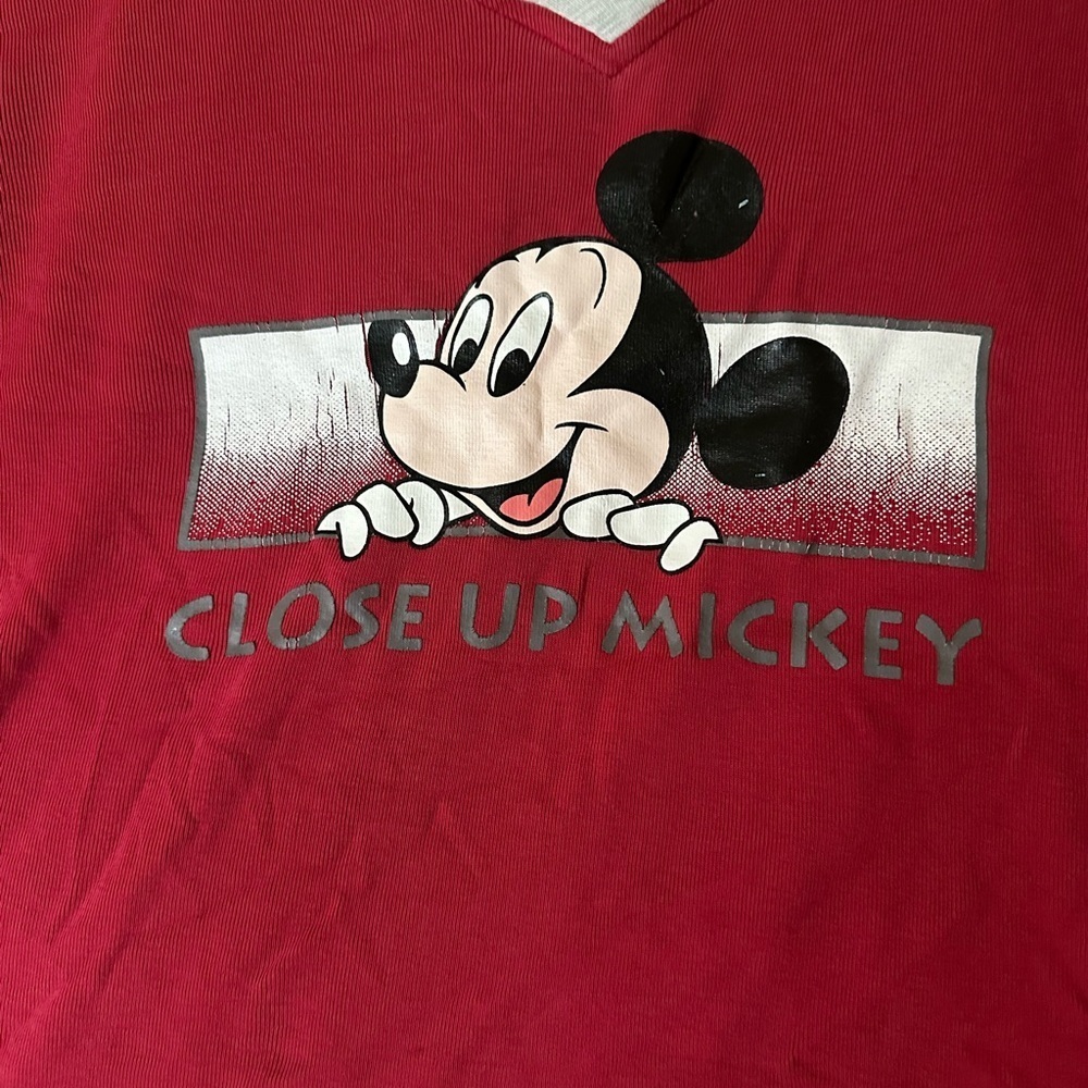 Vintage Mickey Mouse Disney Baseball Tee - Picture 3 of 7